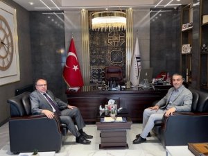 MÜSİAD Şube Başkanı Ünal’a Kaymakam Türköz’den hayırlı olsun ziyareti