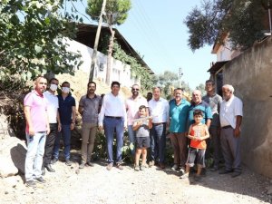 Pınarbaşı Mahallesi sakinlerinden Başkan Özcan’a teşekkür