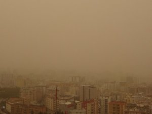 Mardin’de toz fırtınası