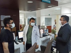 İl Sağlık Müdürü Bulut Acil Serviste incelemelerde bulundu