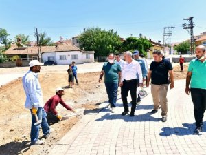 Çınar, Melekbaba’da park alanını inceledi
