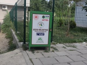 Atık yağ kutusu çöp kovası olarak kullanıyorlar