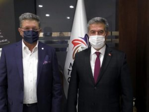 Başkan Erol, Nazilli Ticaret Odası Başkanı Arslan ile görüştü