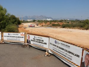 30 metre genişliğindeki yeni yol trafiği rahatlatacak
