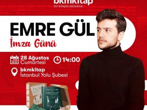 Emre Gül, imza gününde Bursalı okurlarıyla buluşuyor
