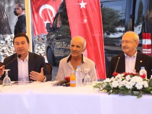 Kılıçdaroğlu, Bodrum’da yanan bölgeleri inceledi