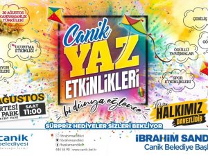 Canik Belediyesi’nden yaz etkinliği