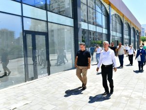 Çilesiz semt pazarı ve yaşam merkezi inşaat alanında çalışmalar yoğunlaştı