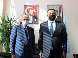 Başkan Yılmaz, Genel Başkan Devlet Bahçeli ile bir araya geldi