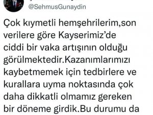 Kayseri’de vaka sayıları artıyor