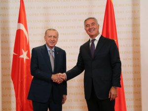 Cumhurbaşkanı Erdoğan, Karadağlı mevkidaşı Djukanovic ile görüştü