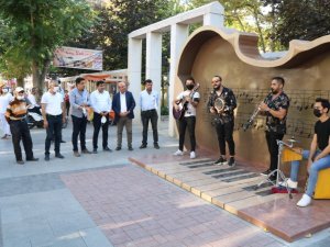 Türkiye’nin ilk ve tek UNESCO’lu müzik şehri Kırşehir’de ‘Müzik Durakları’ oluşturuldu