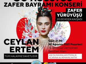 Turgutlu, Zafer Bayramını Ceylan Ertem ile kutlayacak