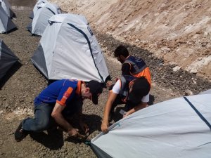 Diyarbakır’ın gökyüzüne açılan gizemli penceresi Zerzevan Kalesin’de gözlem hazırlığı