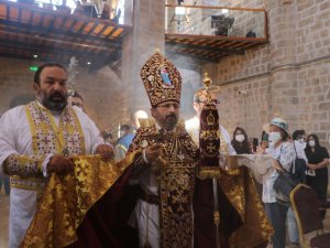 Restore edilen 128 yıllık Taşhoron Kilisesi açıldı