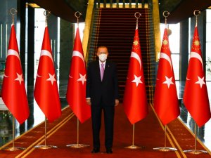 Cumhurbaşkanı Erdoğan, 30 Ağustos Zafer Bayramı tebriklerini kabul etti