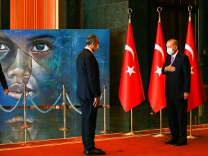 Cumhurbaşkanı Erdoğan’ın 30 Ağustos tebriklerini kabulündeki tablo detayı