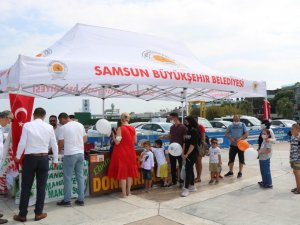 Çocuklar Dondurma Şenliği’nde doyasıya eğlendi