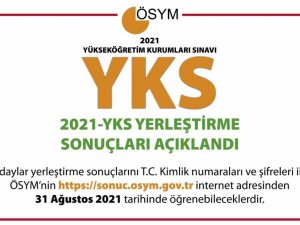 YKS yerleştirme sonuçları açıklandı