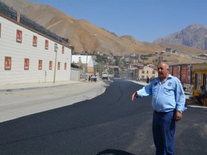 Şehit Mehmet Ceylan yolu asfaltlandı
