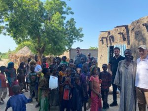 KBÜ adına Çad’da su kuyuları açıldı