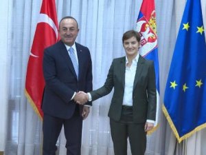 Bakan Çavuşoğlu, Sırbistan Devlet Başkanı Vuçiç ile görüştü