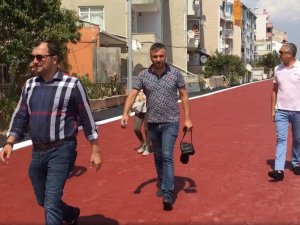 Baskı asfalt Altınova sahiline çok yakıştı