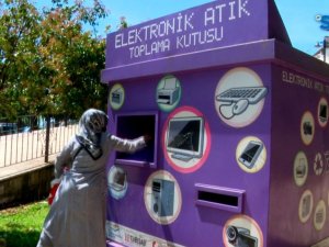 30 ton elektronik atık geri dönüşüme gönderildi