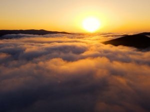 Gümüşhane’den eşsiz sis denizi manzaraları