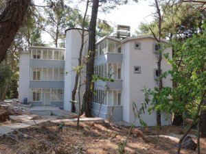 Gençlik kampının yapımında sona gelindi