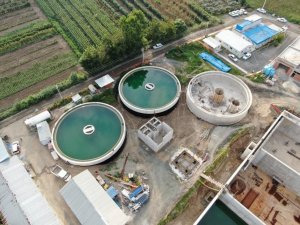 Çarşamba İleri Biyolojik Arıtma Tesisi’nin yüzde 35’i bitti