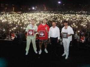 Rapin yıldızları Samsun’dan geçti