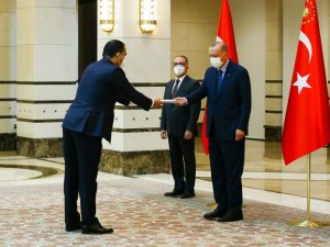 Cumhurbaşkanı Erdoğan, Tacikistan Büyükelçisini kabul etti