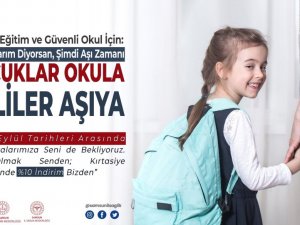 Samsun’da "Çocuklar Okula, Veliler Aşıya" aşı kampanyası başlıyor