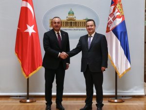 Dışişleri Bakanı Çavuşoğlu, Sırbistan Ulusal Meclisi Başkanı Daçiç ile görüştü