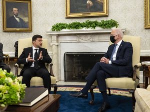 Biden ve Zelenskiy, Beyaz Saray’da bir araya geldi
