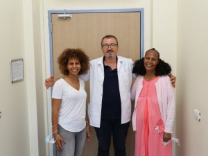 Afrikalı aile şifayı Denizli’de buldu