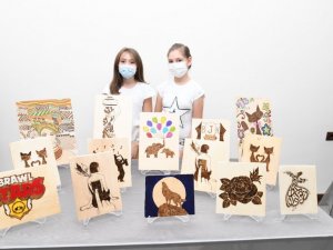 Mamak’ın genç sanatçıları eserlerini görücüye çıkardı