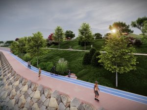 Sahil düzenleme projesi için ilk kazma vuruldu