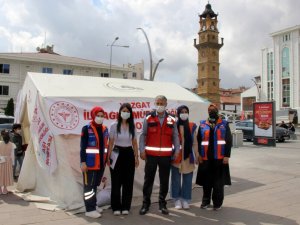 Yozgat’ta esnaf iş yerinde aşılandı