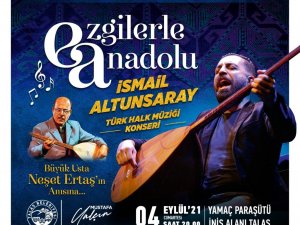 Talas’ta İsmail Altunsaray konseri