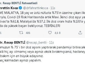 Malatya aşıda artık Mavi