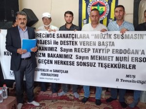 MÜZSAN üyelerinden Cumhurbaşkanı Erdoğan’a teşekkür