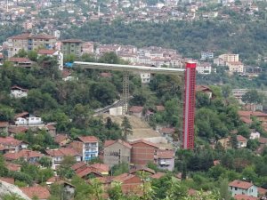 Karabük’ün en yüksek kule asansörü hizmete açıldı