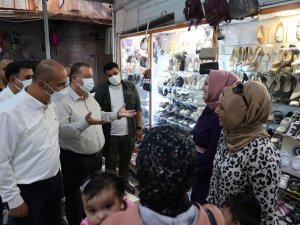 Esnaf ziyaretleri sürüyor