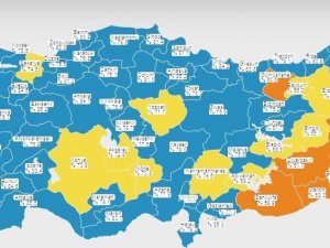 Erzincan’da Covid-19 aşılama oranı arttı, kentin haritada ki rengi mavi oldu