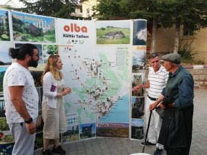 Olba kültür yolları projesinde yöresel ürün stantları açıldı