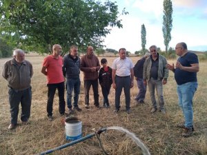Tokat’ta köylülerin su sevinci