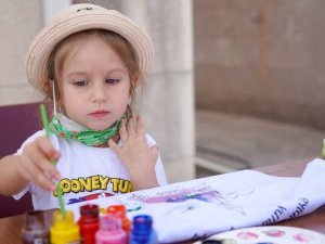 Çocuklar müzede hem eğlendiler, hem öğrendiler