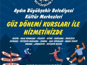 Büyükşehir’in güz dönemi kursları başlıyor